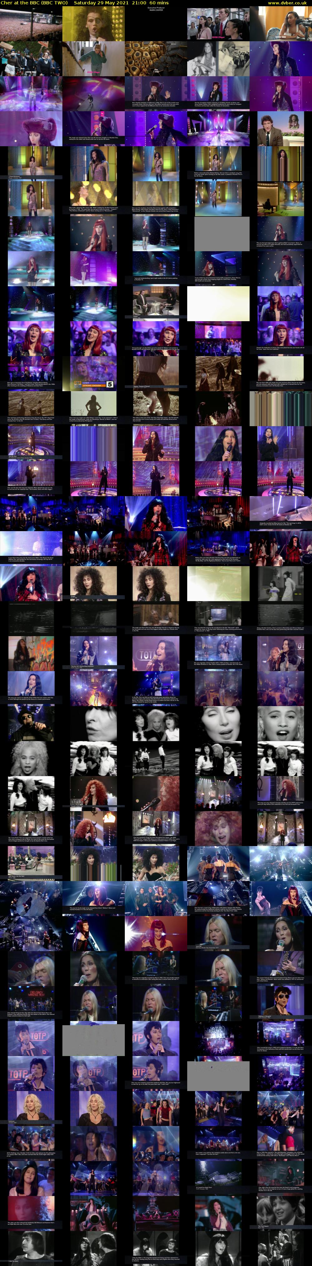 Cher at the BBC (BBC TWO) Saturday 29 May 2021 21:00 - 22:00