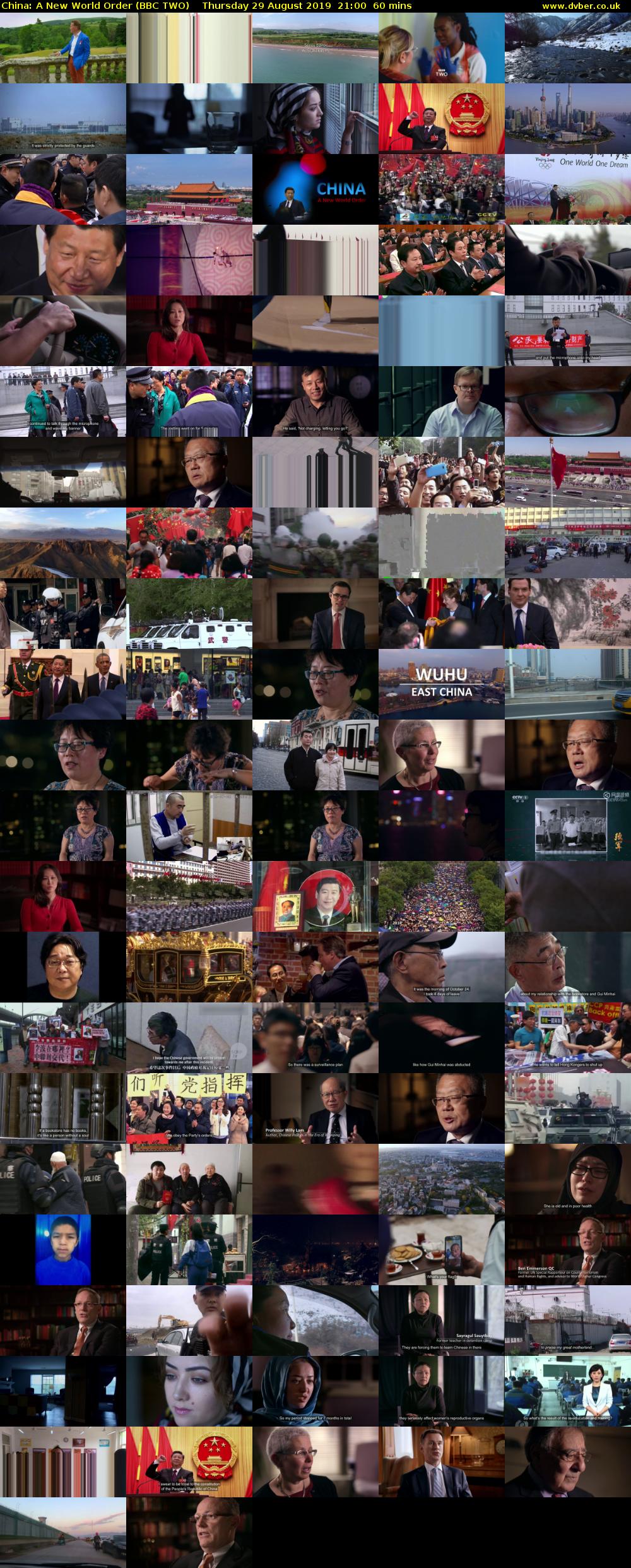 China: A New World Order (BBC TWO) Thursday 29 August 2019 21:00 - 22:00