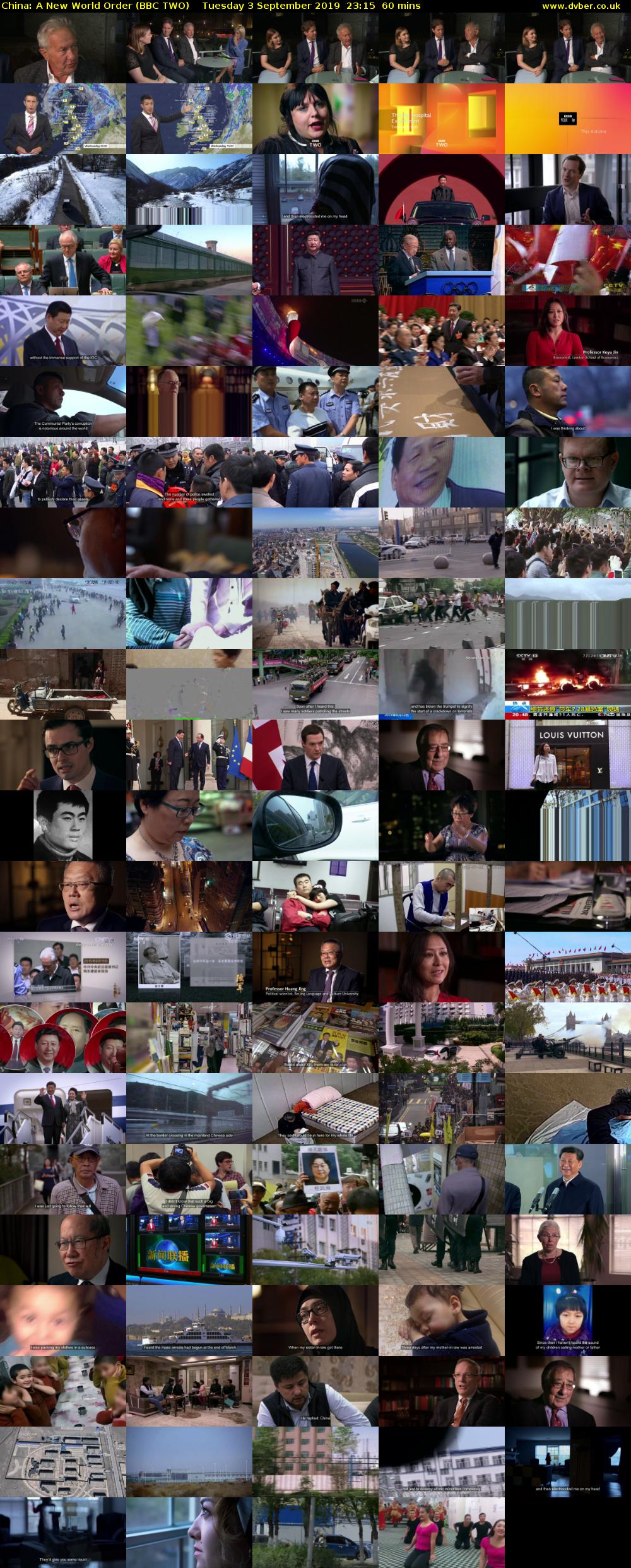 China: A New World Order (BBC TWO) Tuesday 3 September 2019 23:15 - 00:15