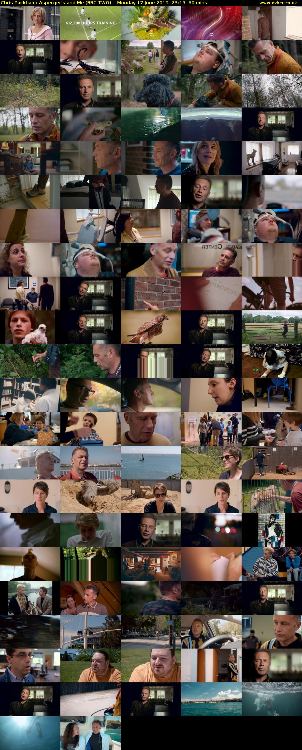 Chris Packham: Asperger's and Me (BBC TWO) Monday 17 June 2019 23:15 - 00:15