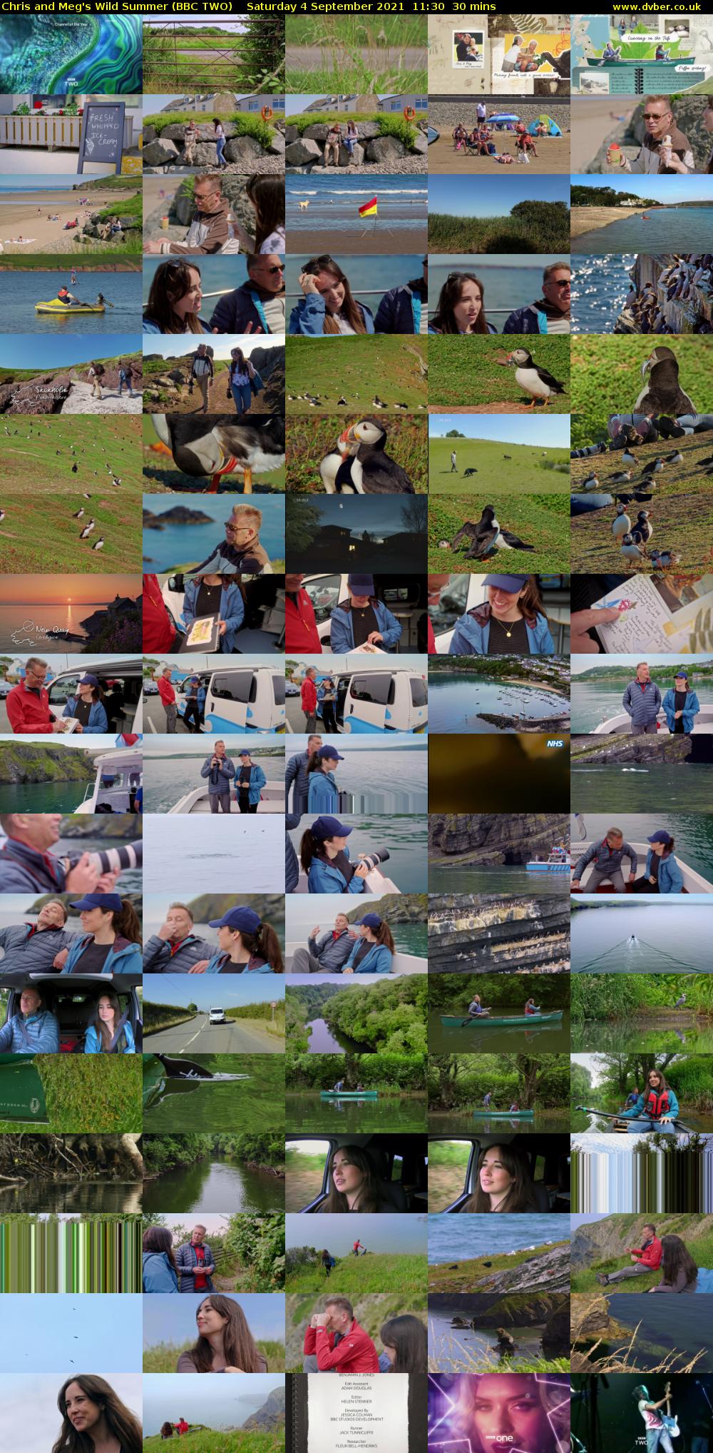 Chris and Meg's Wild Summer (BBC TWO) Saturday 4 September 2021 11:30 - 12:00