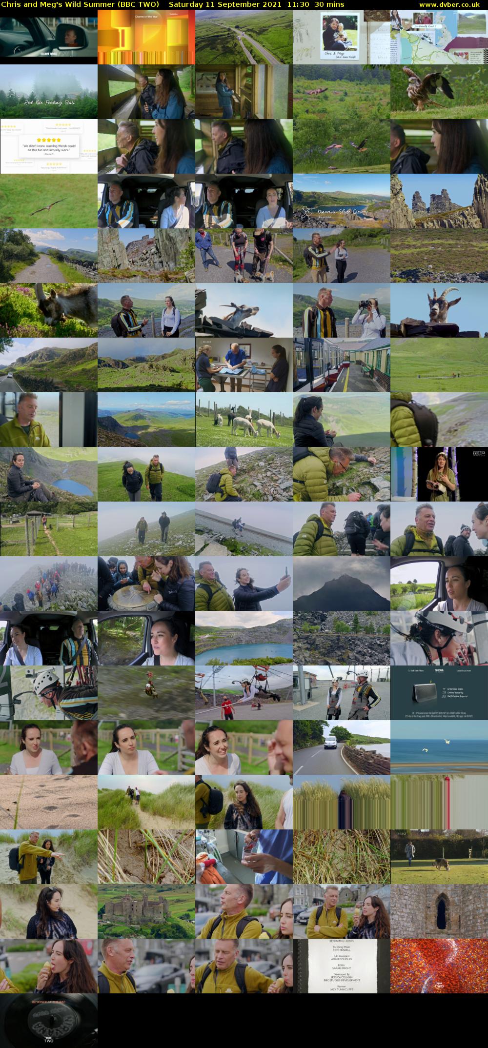 Chris and Meg's Wild Summer (BBC TWO) Saturday 11 September 2021 11:30 - 12:00