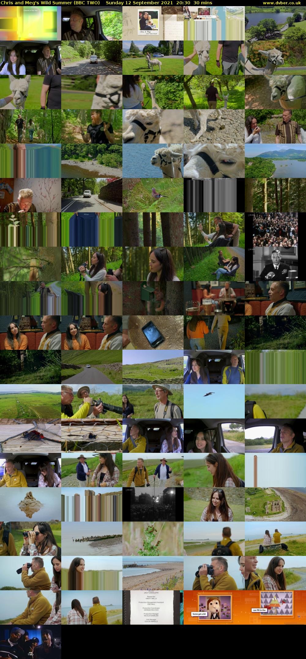 Chris and Meg's Wild Summer (BBC TWO) Sunday 12 September 2021 20:30 - 21:00