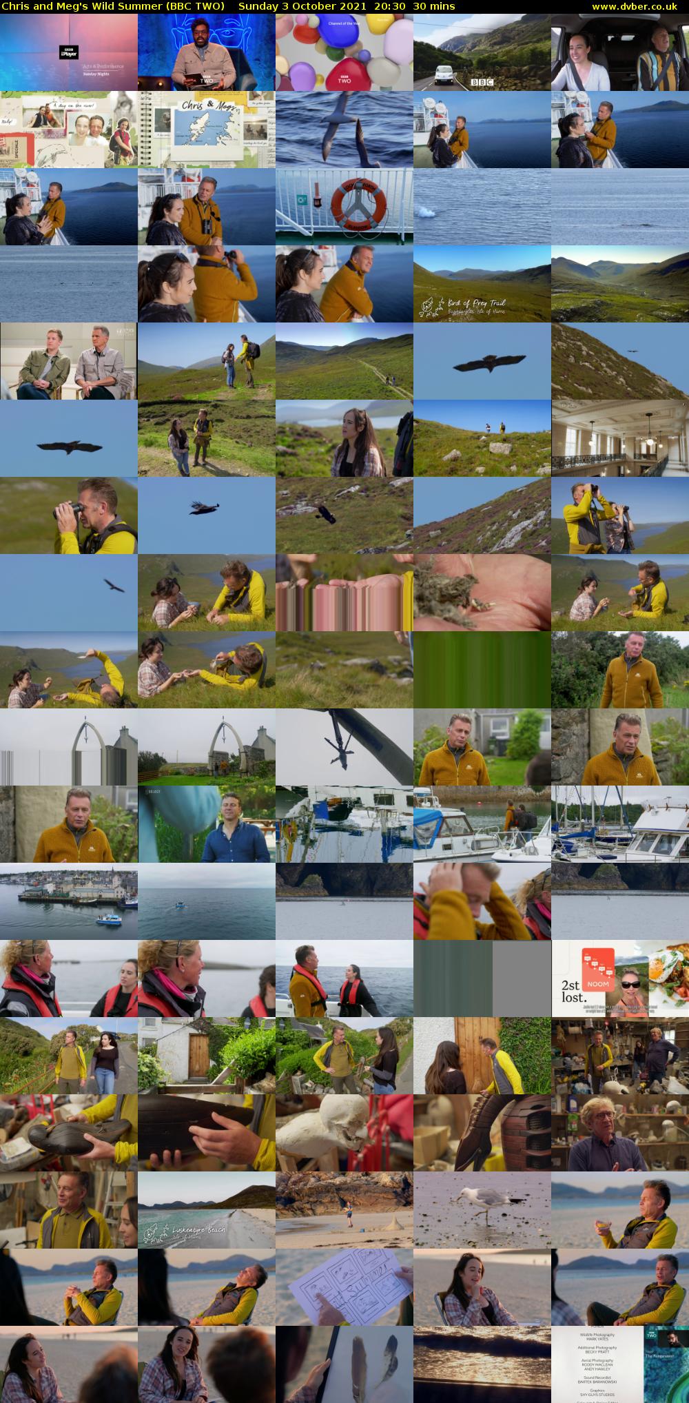 Chris and Meg's Wild Summer (BBC TWO) Sunday 3 October 2021 20:30 - 21:00