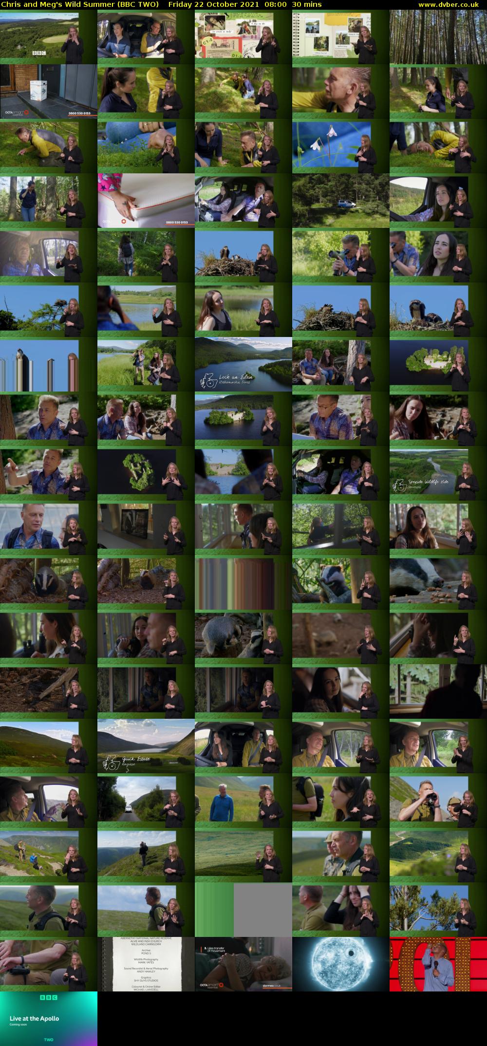 Chris and Meg's Wild Summer (BBC TWO) Friday 22 October 2021 08:00 - 08:30