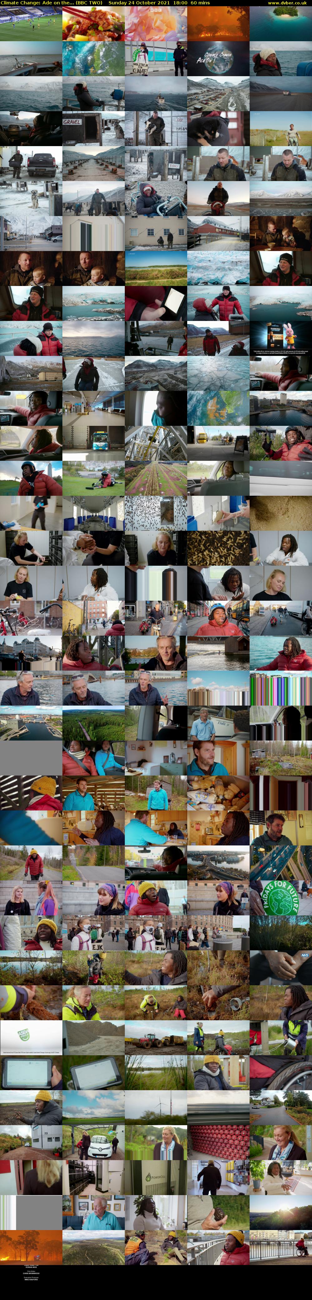 Climate Change: Ade on the... (BBC TWO) Sunday 24 October 2021 18:00 - 19:00