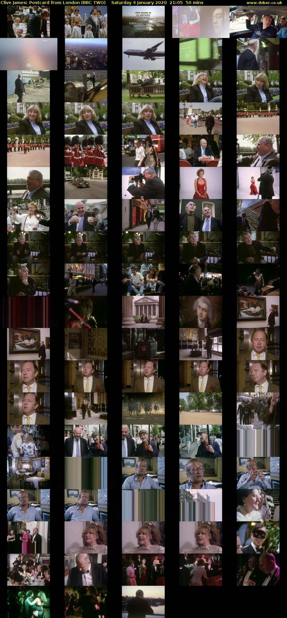 Clive James: Postcard from London (BBC TWO) Saturday 4 January 2020 21:05 - 21:55