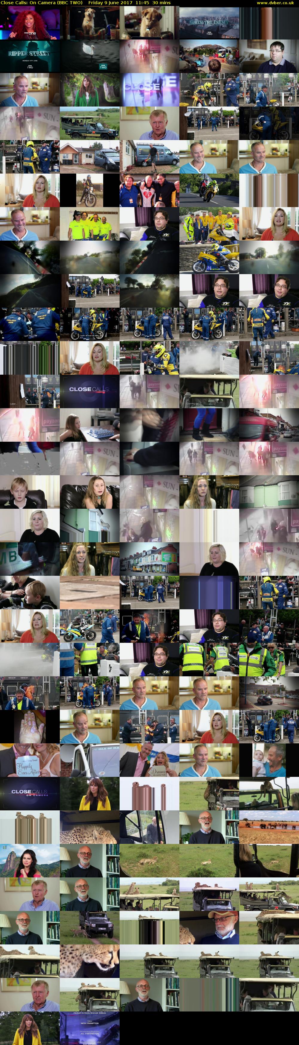 Close Calls: On Camera (BBC TWO) Friday 9 June 2017 11:45 - 12:15