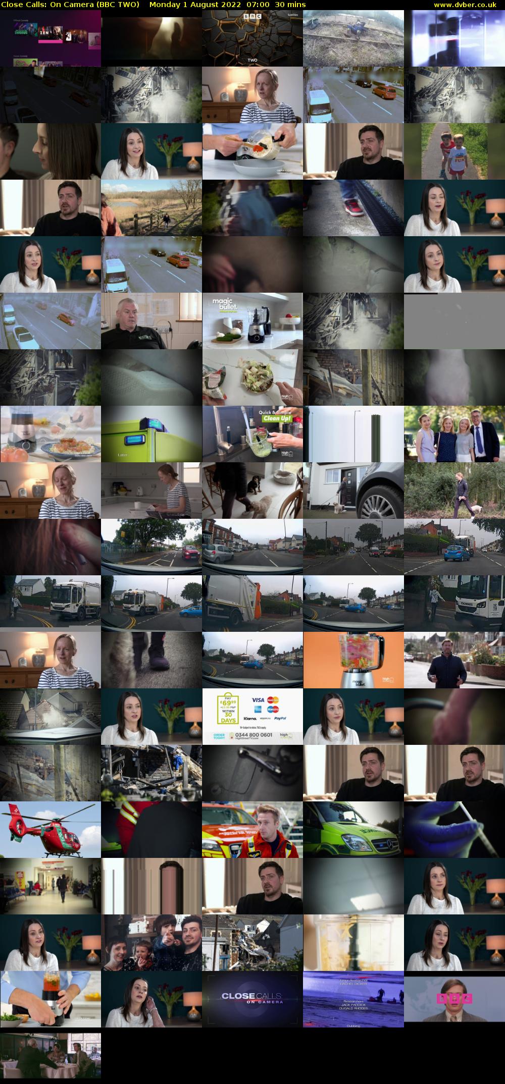 Close Calls: On Camera (BBC TWO) Monday 1 August 2022 07:00 - 07:30