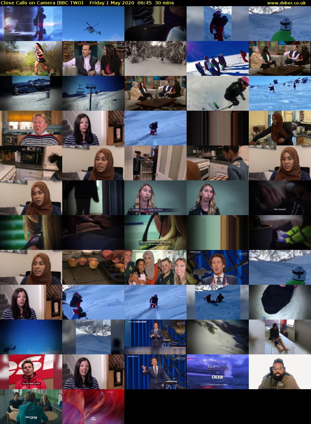 Close Calls on Camera (BBC TWO) Friday 1 May 2020 06:45 - 07:15