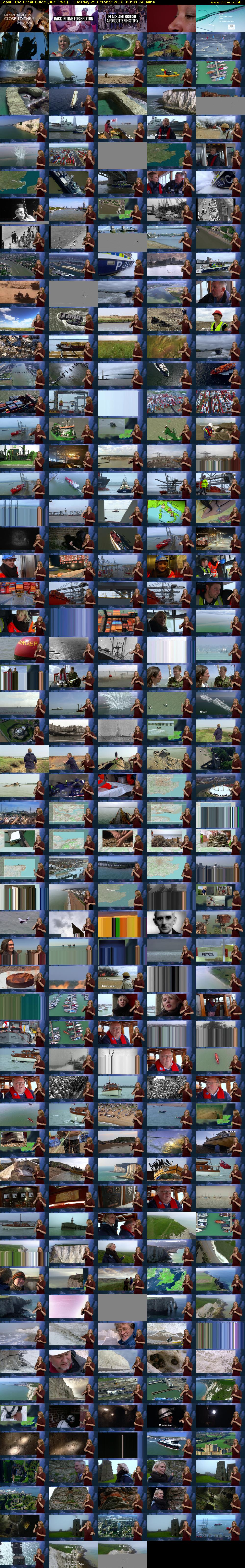 Coast: The Great Guide (BBC TWO) Tuesday 25 October 2016 08:00 - 09:00