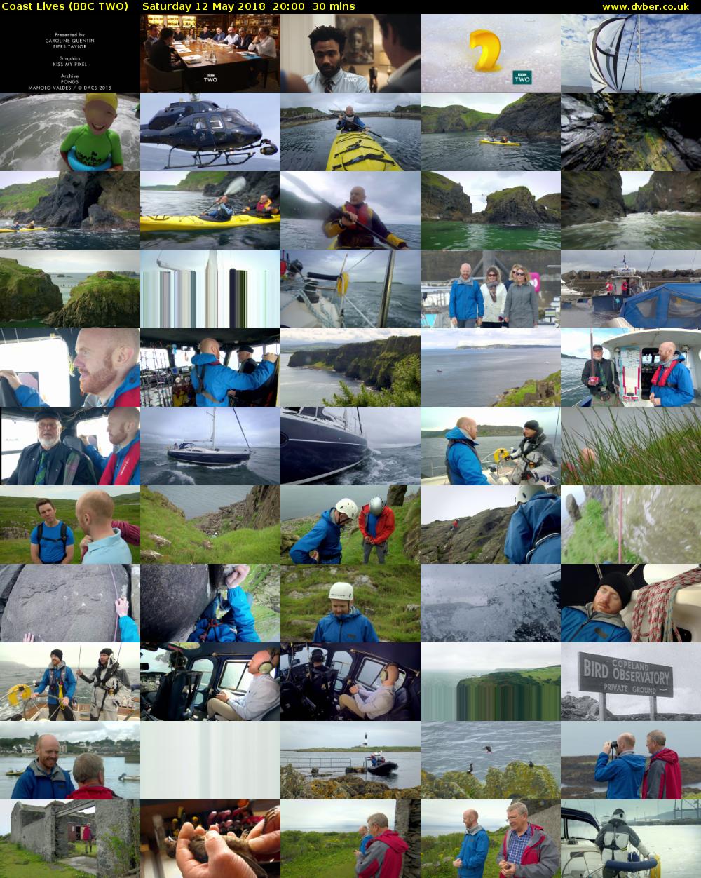 Coast Lives (BBC TWO) Saturday 12 May 2018 20:00 - 20:30