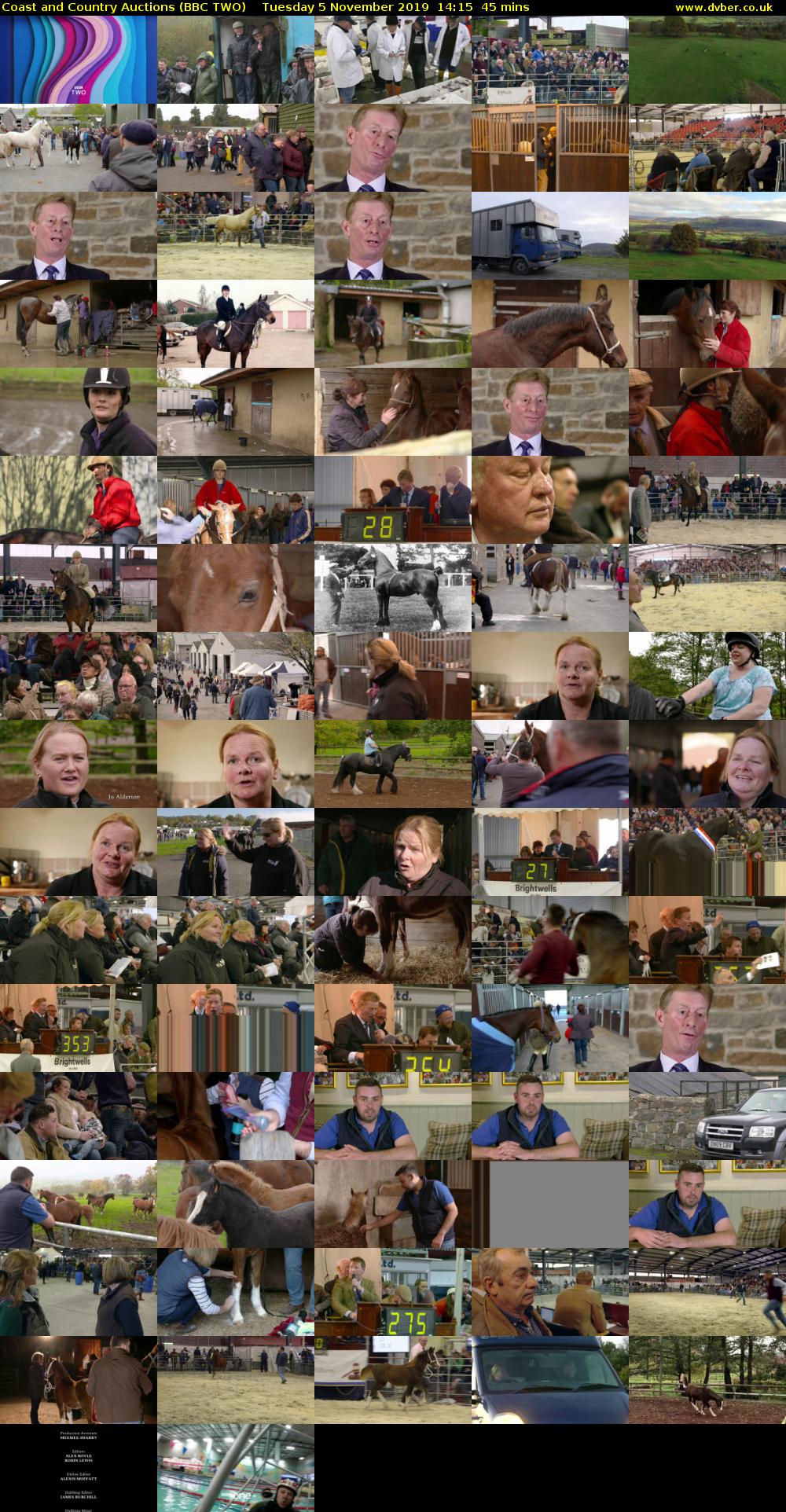 Coast and Country Auctions (BBC TWO) Tuesday 5 November 2019 14:15 - 15:00