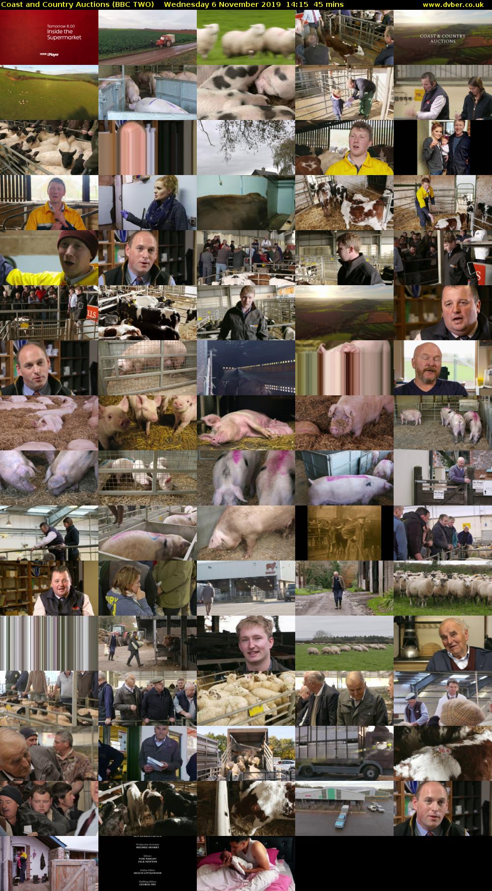 Coast and Country Auctions (BBC TWO) Wednesday 6 November 2019 14:15 - 15:00