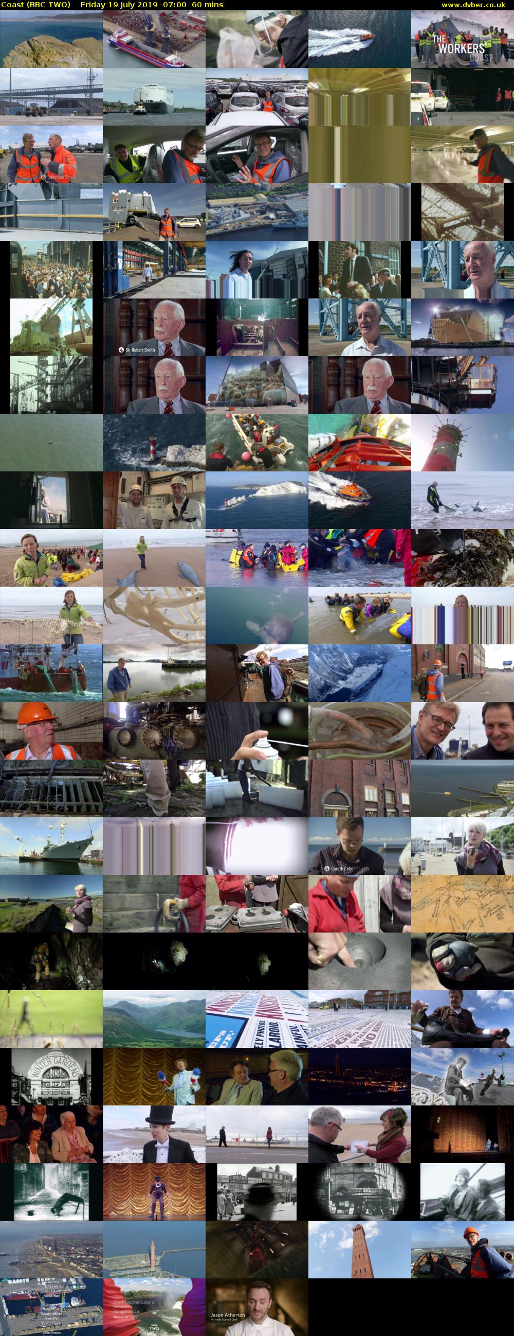 Coast (BBC TWO) Friday 19 July 2019 07:00 - 08:00