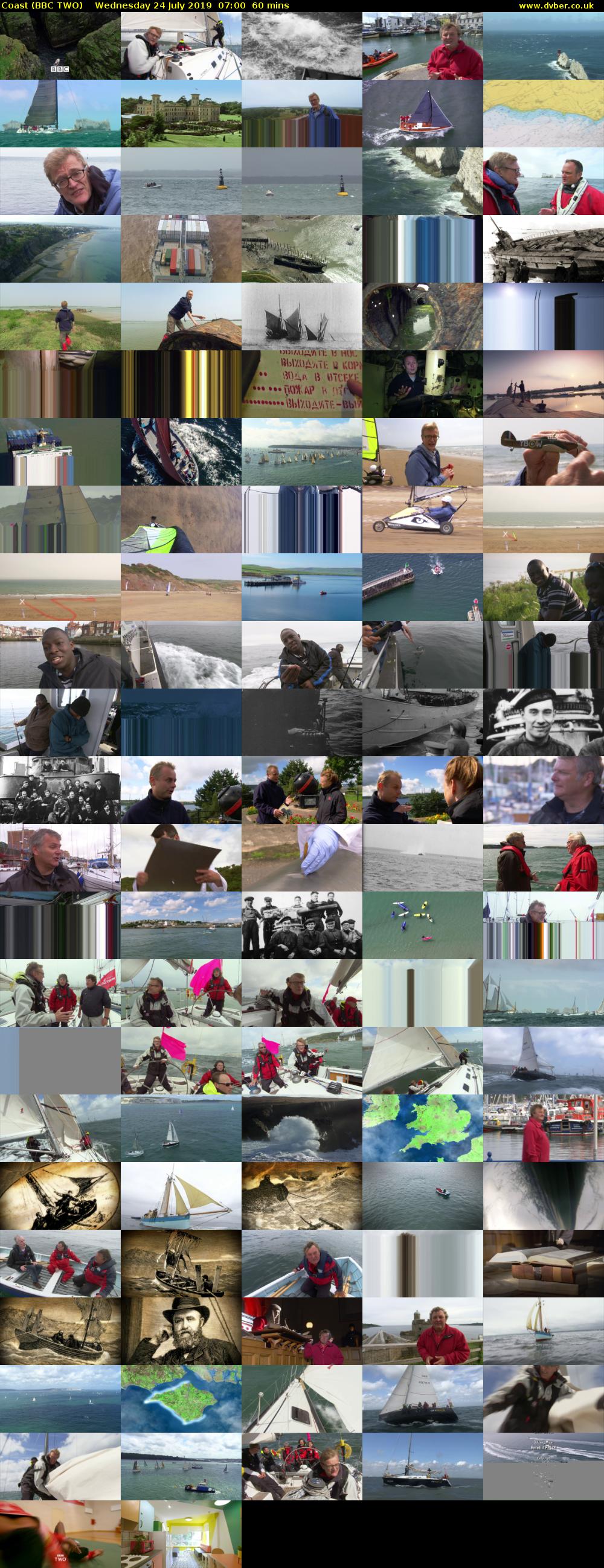 Coast (BBC TWO) Wednesday 24 July 2019 07:00 - 08:00