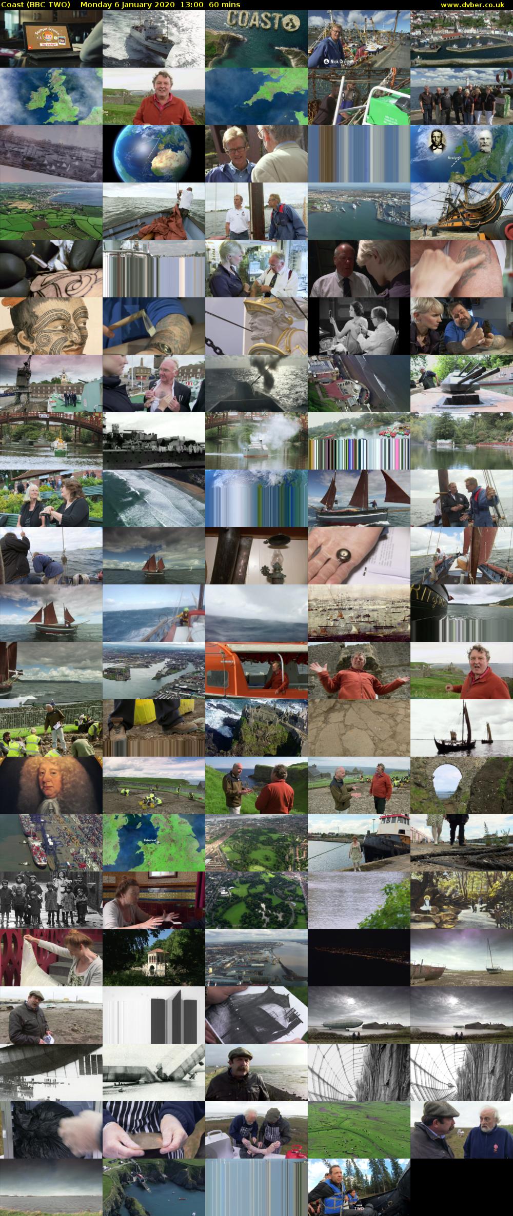 Coast (BBC TWO) Monday 6 January 2020 13:00 - 14:00