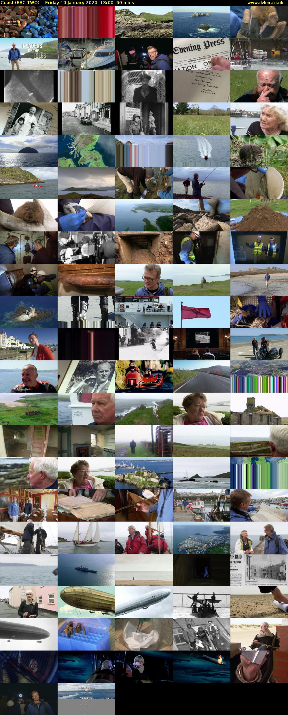 Coast (BBC TWO) Friday 10 January 2020 13:00 - 14:00