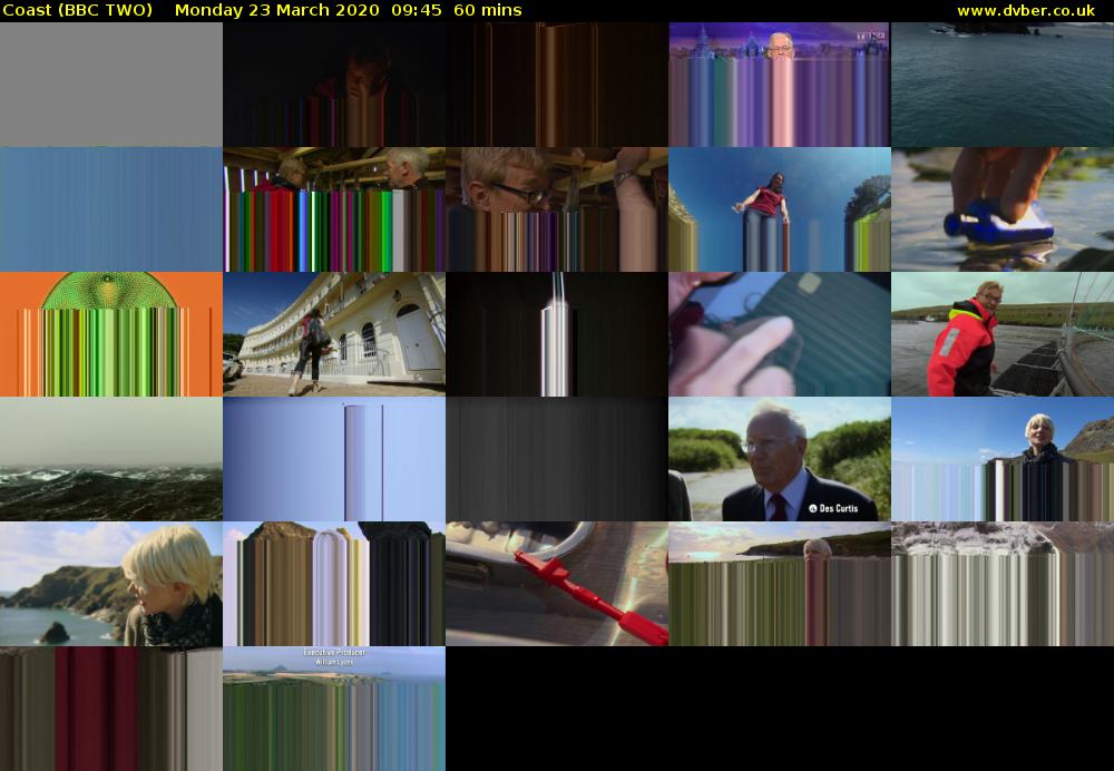 Coast (BBC TWO) Monday 23 March 2020 09:45 - 10:45