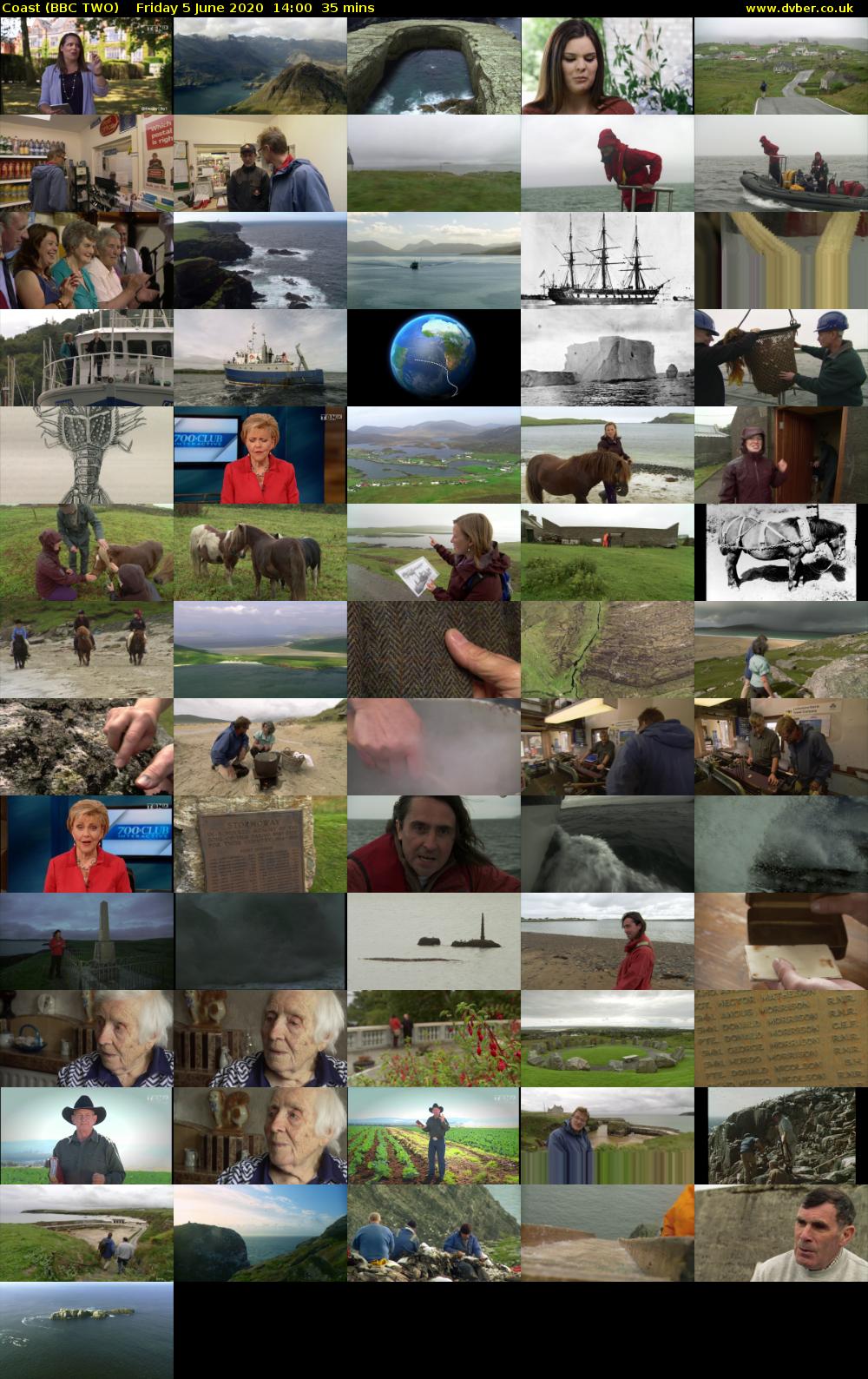 Coast (BBC TWO) Friday 5 June 2020 14:00 - 14:35