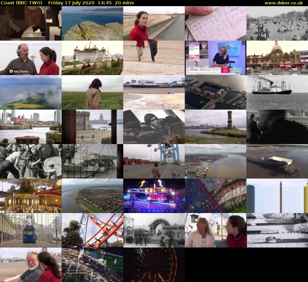 Coast (BBC TWO) Friday 17 July 2020 14:45 - 15:05