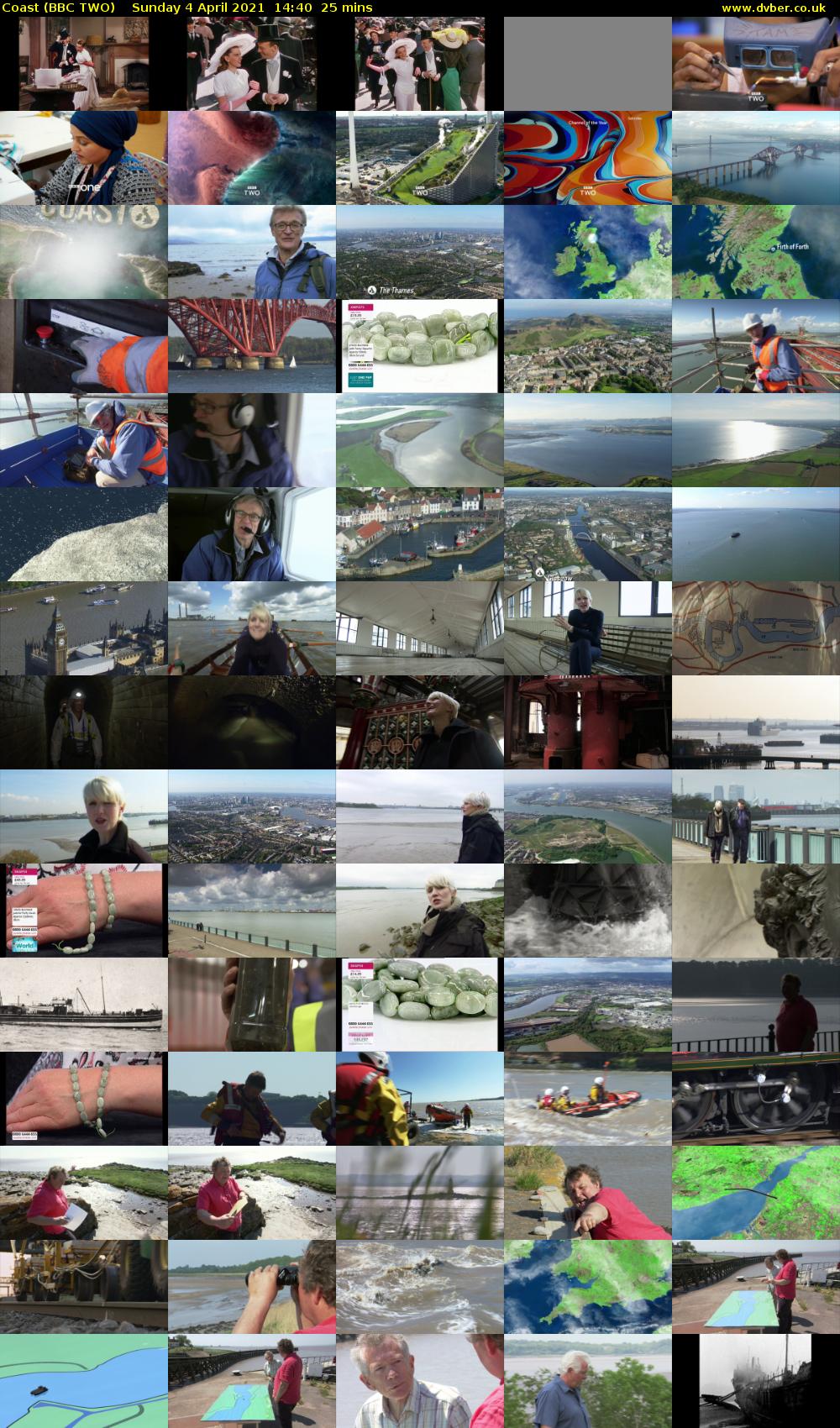 Coast (BBC TWO) Sunday 4 April 2021 14:40 - 15:05