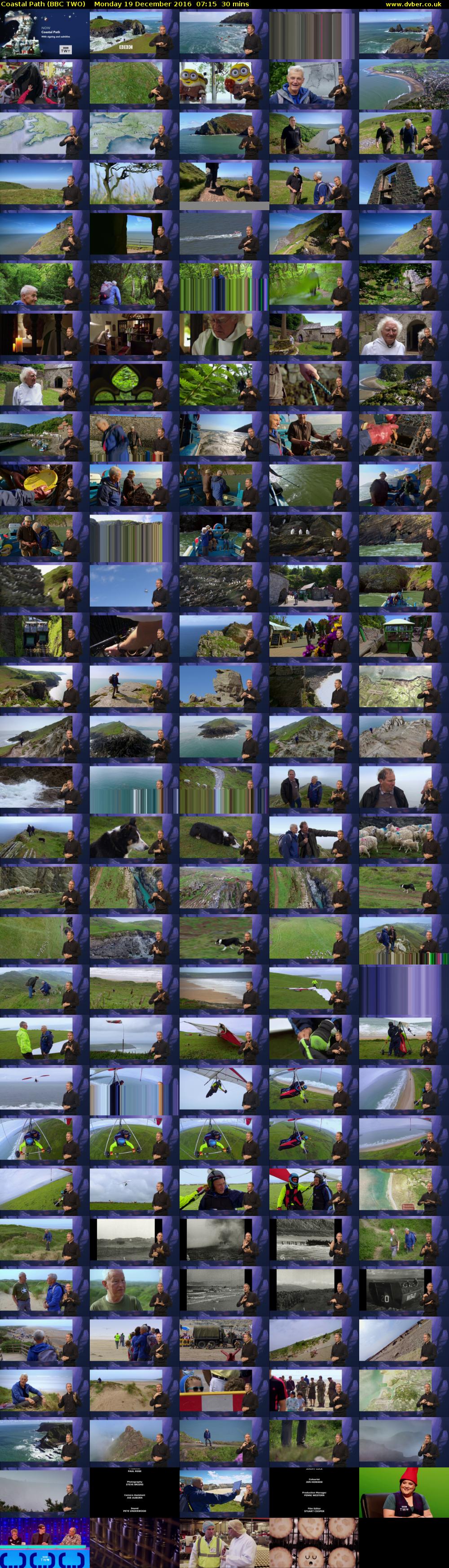 Coastal Path (BBC TWO) Monday 19 December 2016 07:15 - 07:45