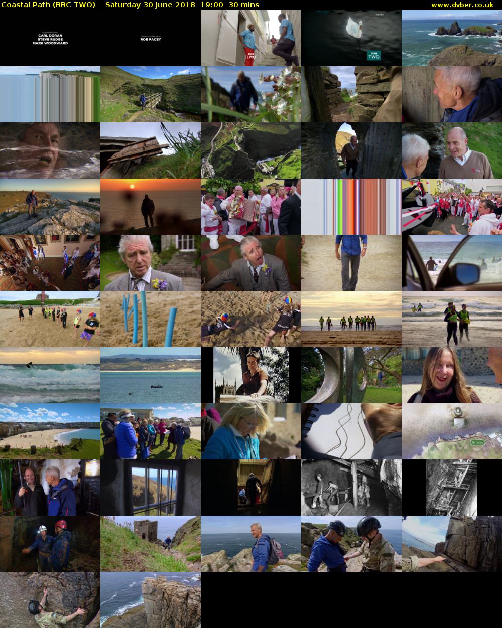 Coastal Path (BBC TWO) Saturday 30 June 2018 19:00 - 19:30