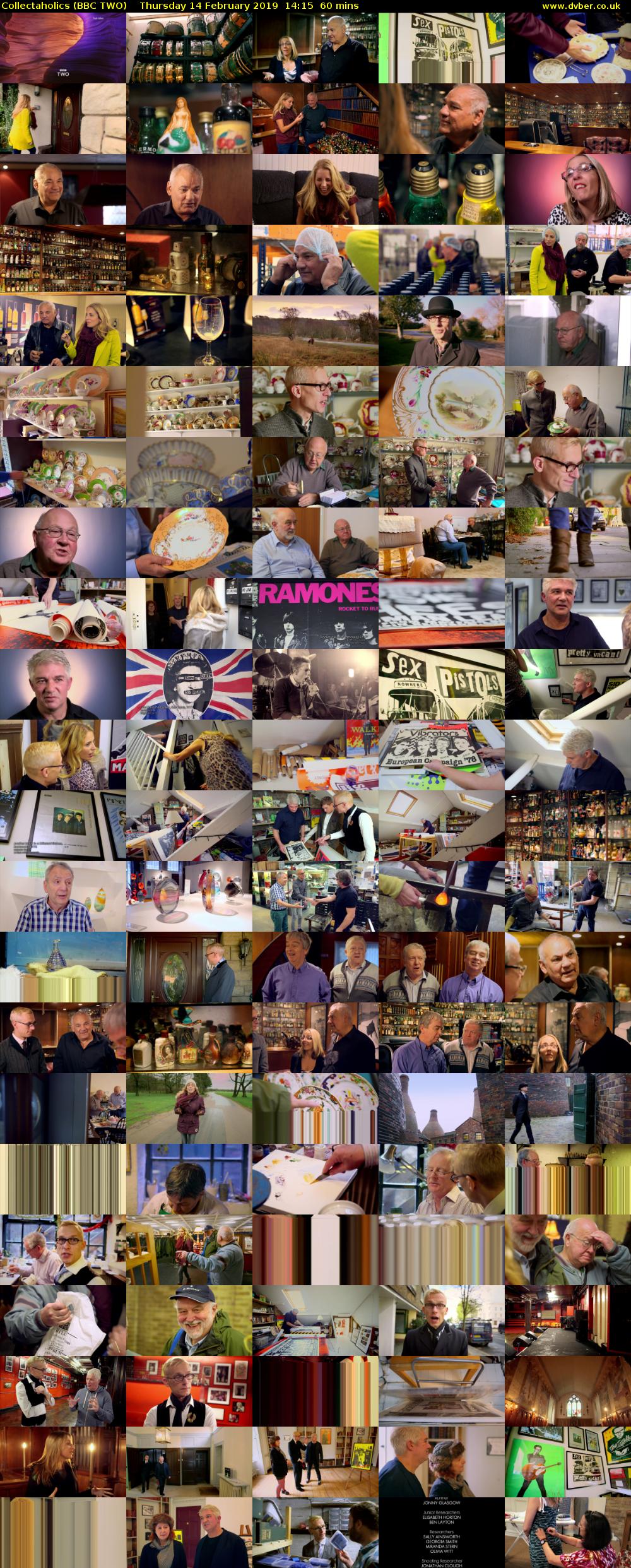 Collectaholics (BBC TWO) Thursday 14 February 2019 14:15 - 15:15