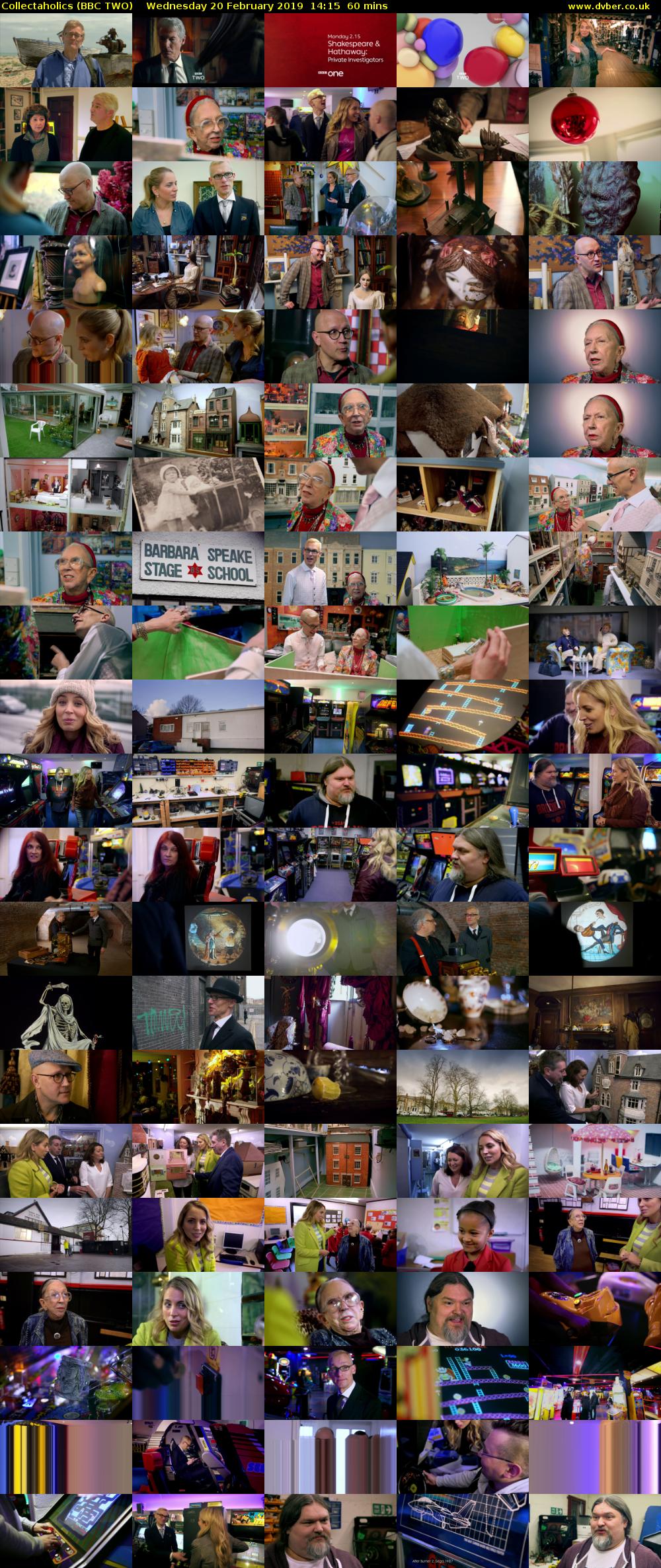Collectaholics (BBC TWO) Wednesday 20 February 2019 14:15 - 15:15