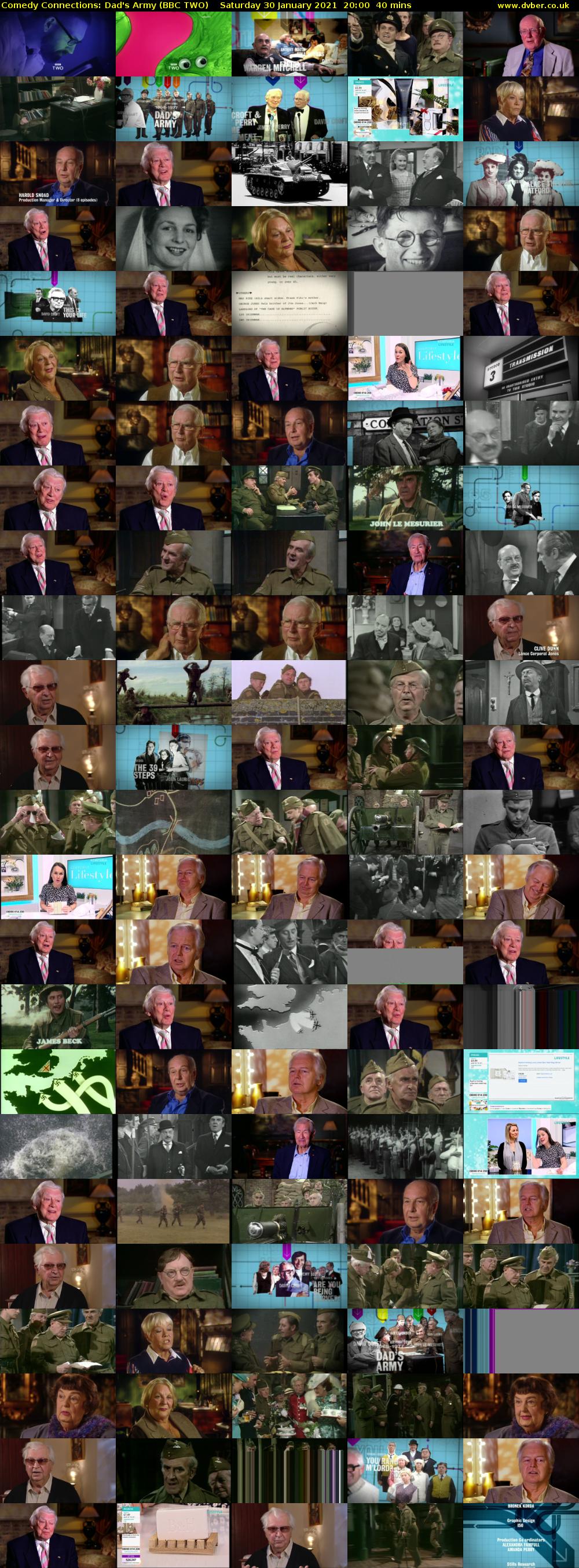 Comedy Connections: Dad's Army (BBC TWO) Saturday 30 January 2021 20:00 - 20:40