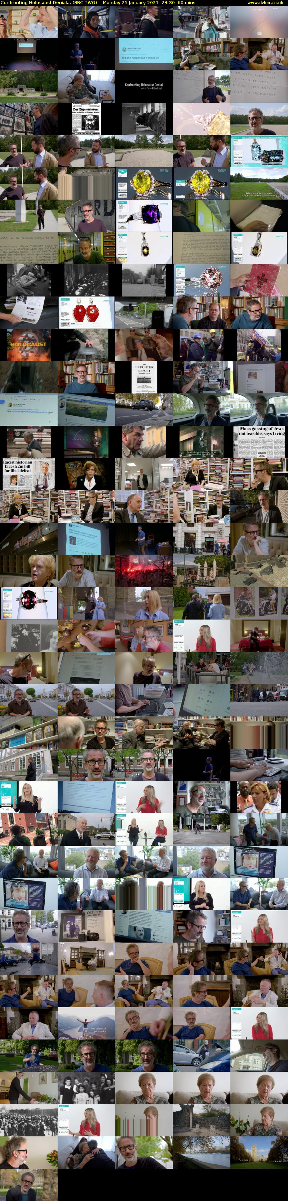 Confronting Holocaust Denial... (BBC TWO) Monday 25 January 2021 23:30 - 00:30