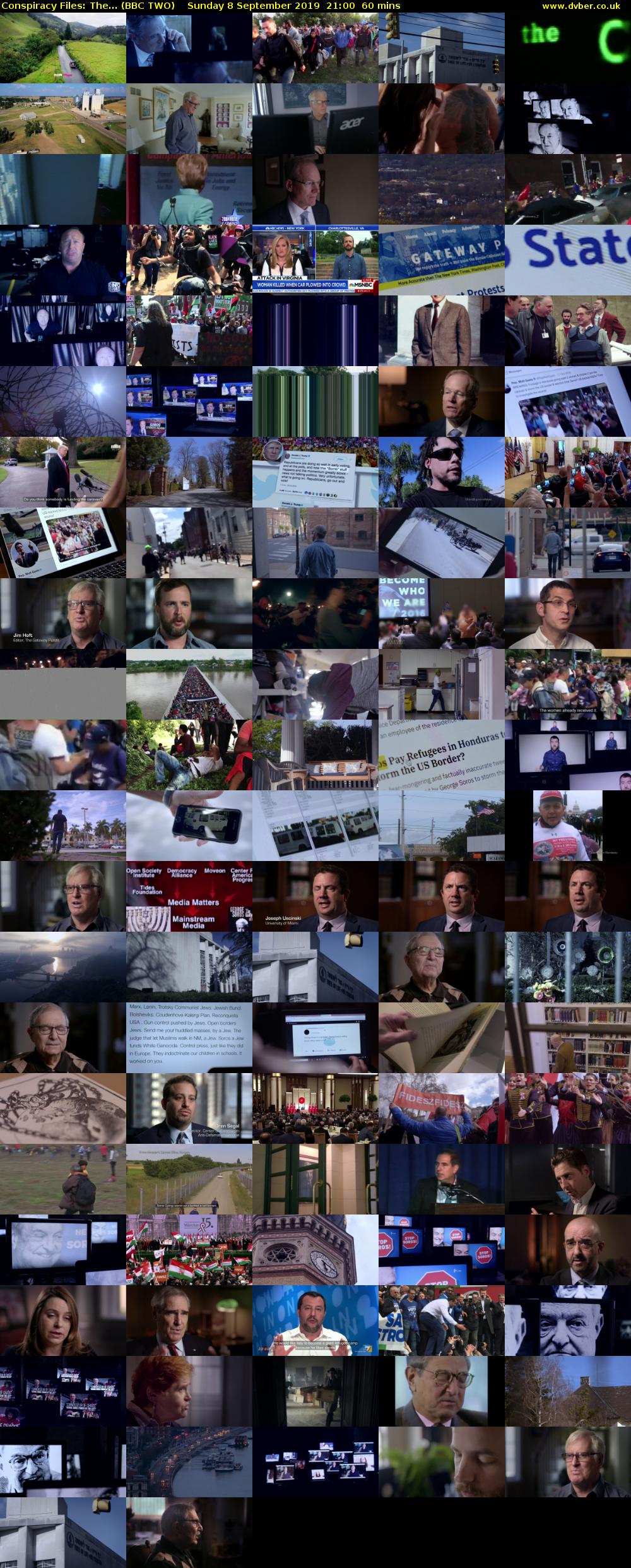 Conspiracy Files: The... (BBC TWO) Sunday 8 September 2019 21:00 - 22:00