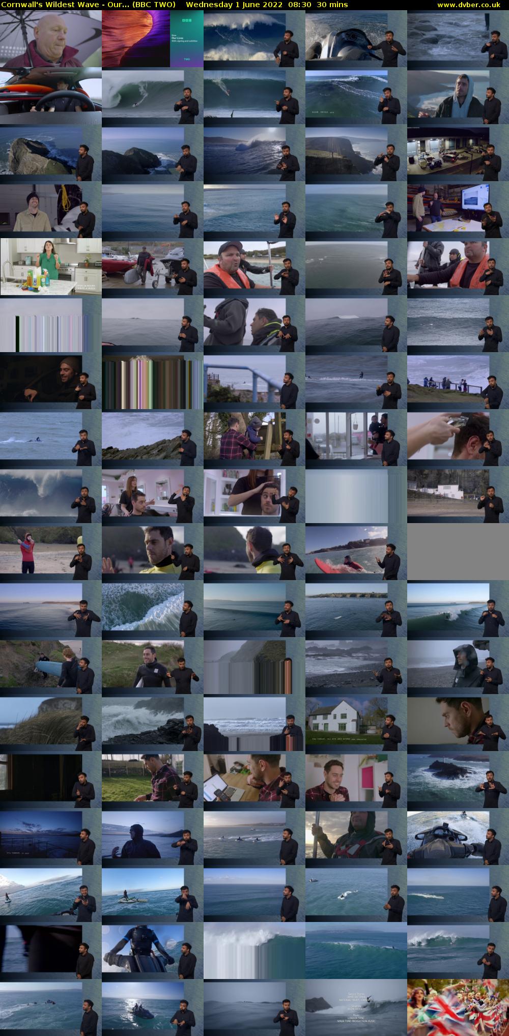 Cornwall's Wildest Wave - Our... (BBC TWO) Wednesday 1 June 2022 08:30 - 09:00