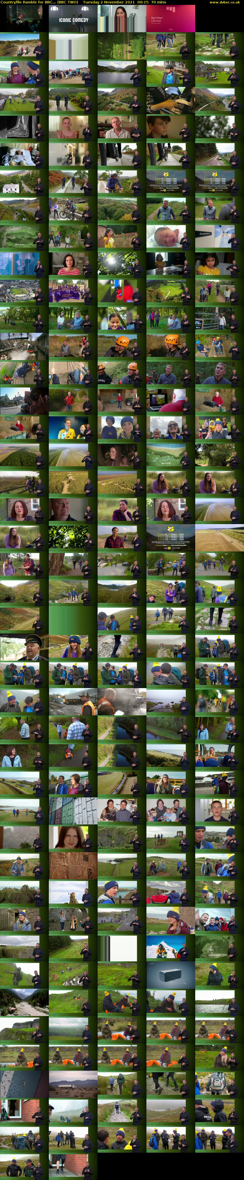 Countryfile Ramble for BBC... (BBC TWO) Tuesday 2 November 2021 00:15 - 01:25