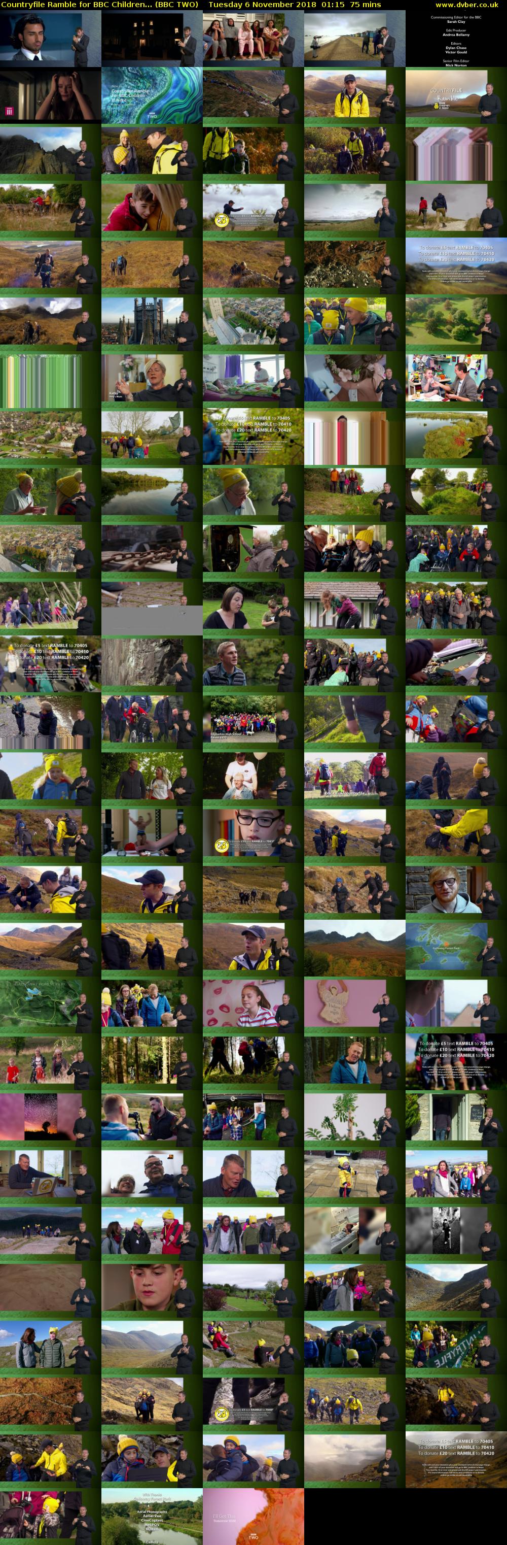 Countryfile Ramble for BBC Children... (BBC TWO) Tuesday 6 November 2018 01:15 - 02:30