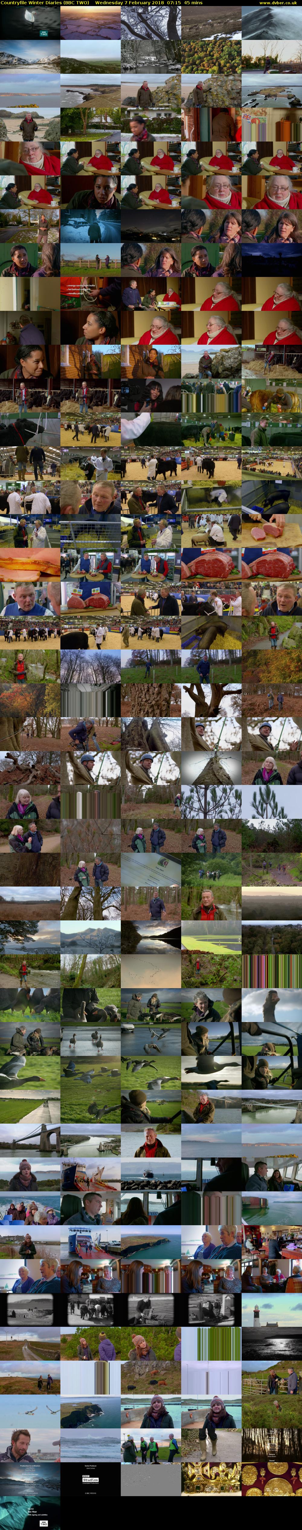 Countryfile Winter Diaries (BBC TWO) Wednesday 7 February 2018 07:15 - 08:00