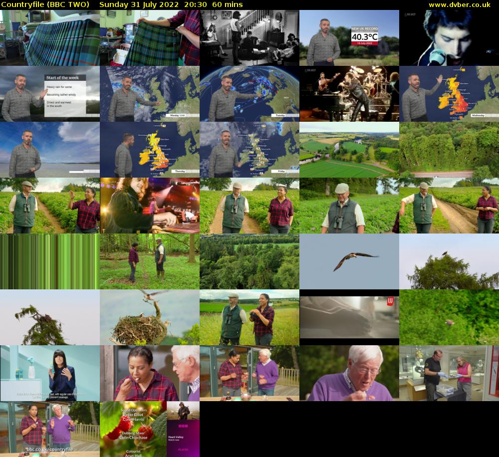 Countryfile (BBC TWO) Sunday 31 July 2022 20:30 - 21:30