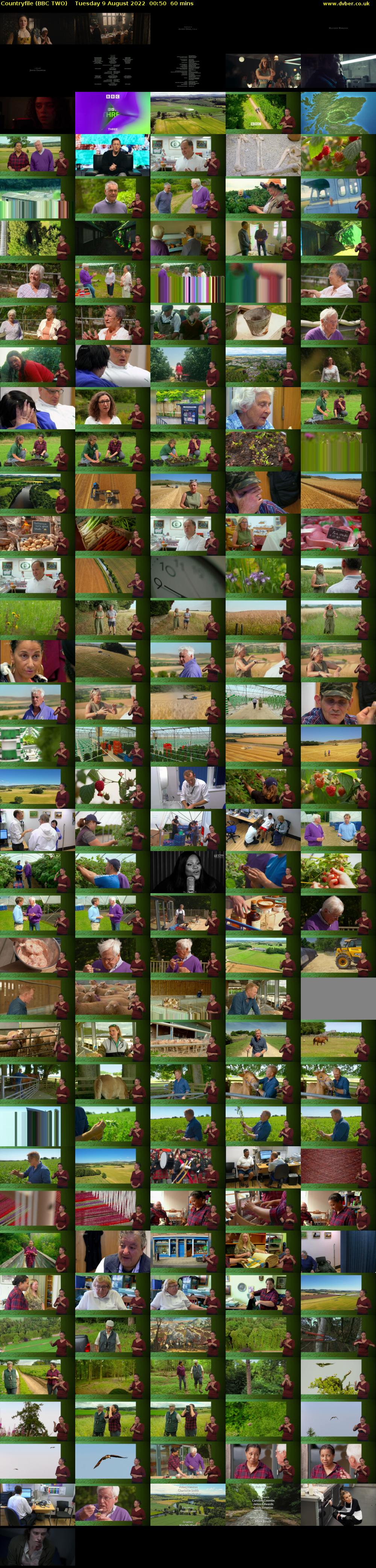 Countryfile (BBC TWO) Tuesday 9 August 2022 00:50 - 01:50