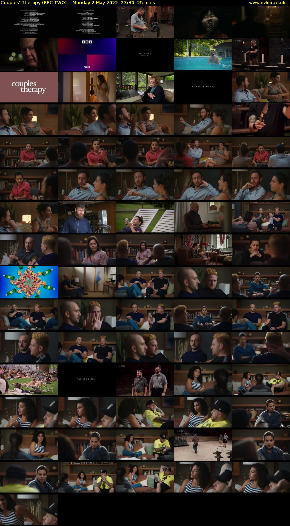 Couples' Therapy (BBC TWO) Monday 2 May 2022 23:30 - 23:55