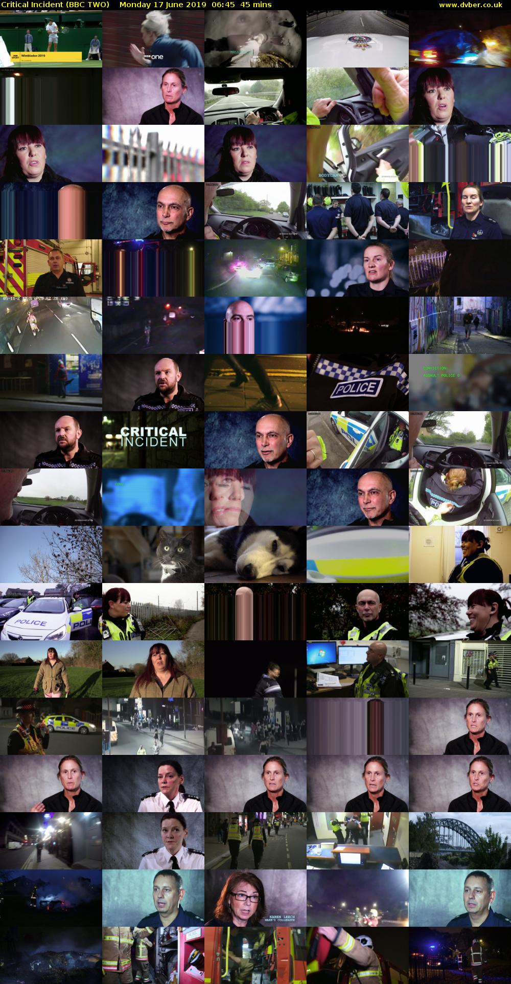 Critical Incident (BBC TWO) Monday 17 June 2019 06:45 - 07:30