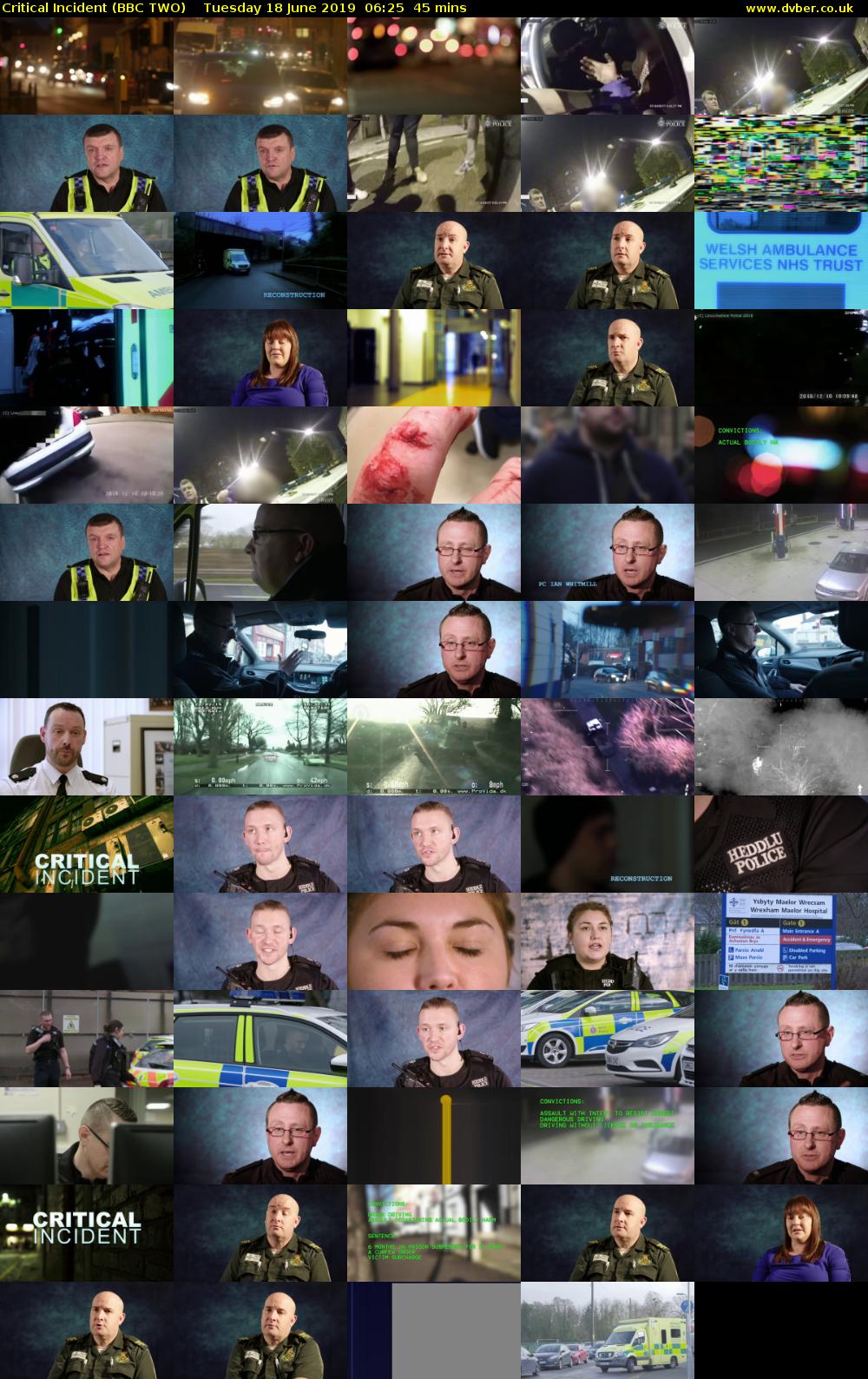 Critical Incident (BBC TWO) Tuesday 18 June 2019 06:25 - 07:10