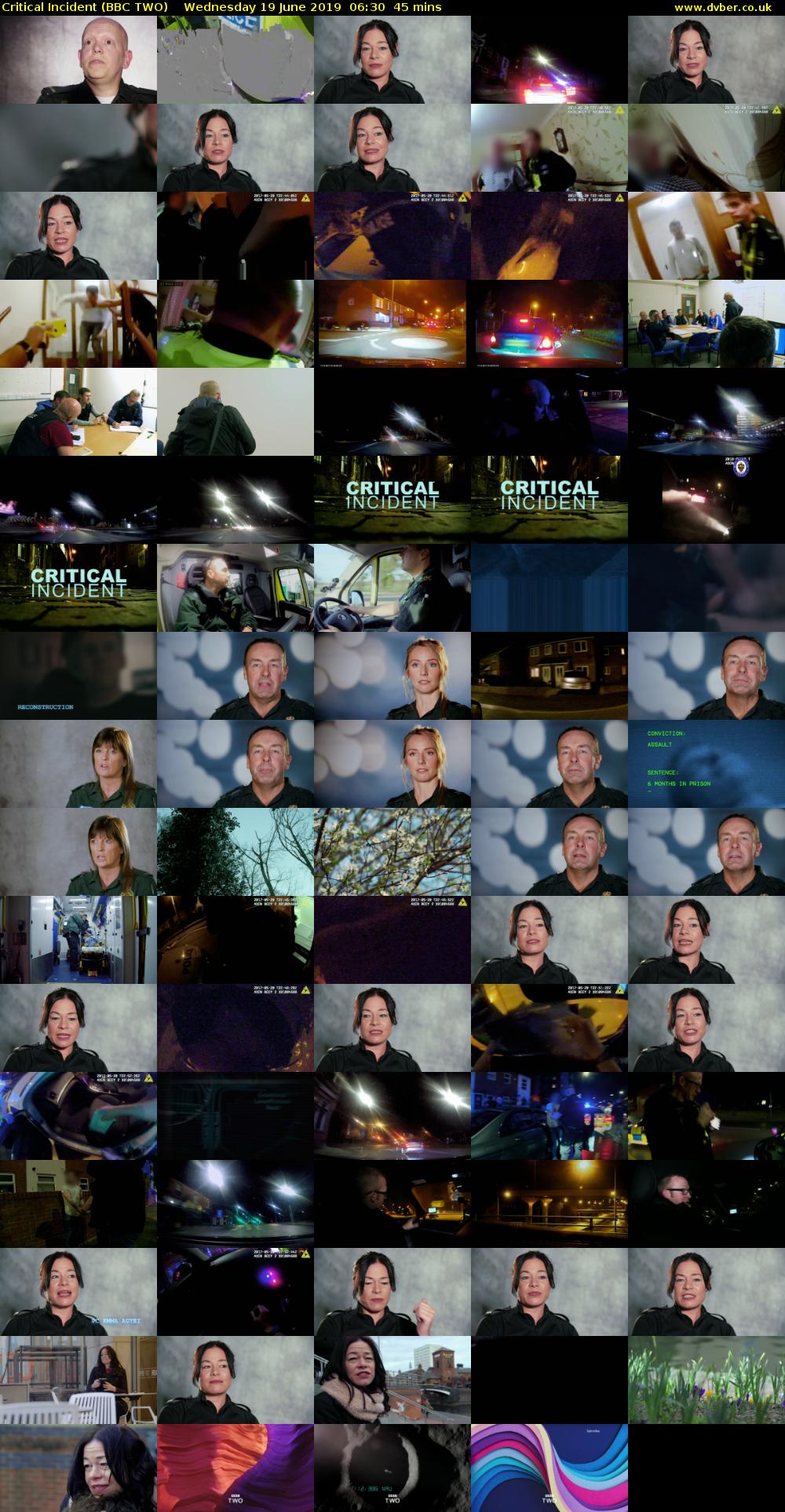 Critical Incident (BBC TWO) Wednesday 19 June 2019 06:30 - 07:15