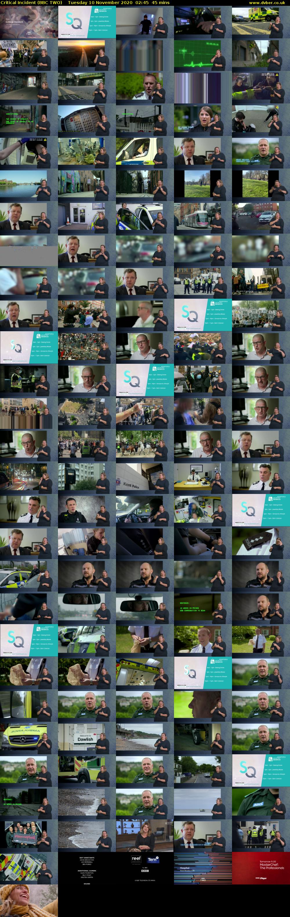 Critical Incident (BBC TWO) Tuesday 10 November 2020 02:45 - 03:30