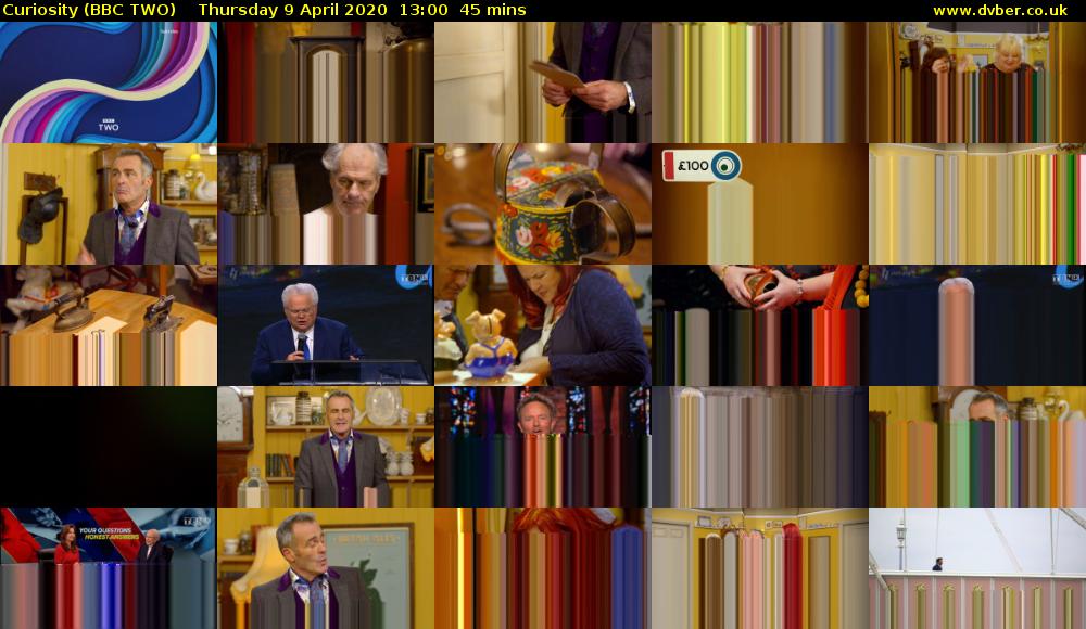 Curiosity (BBC TWO) Thursday 9 April 2020 13:00 - 13:45