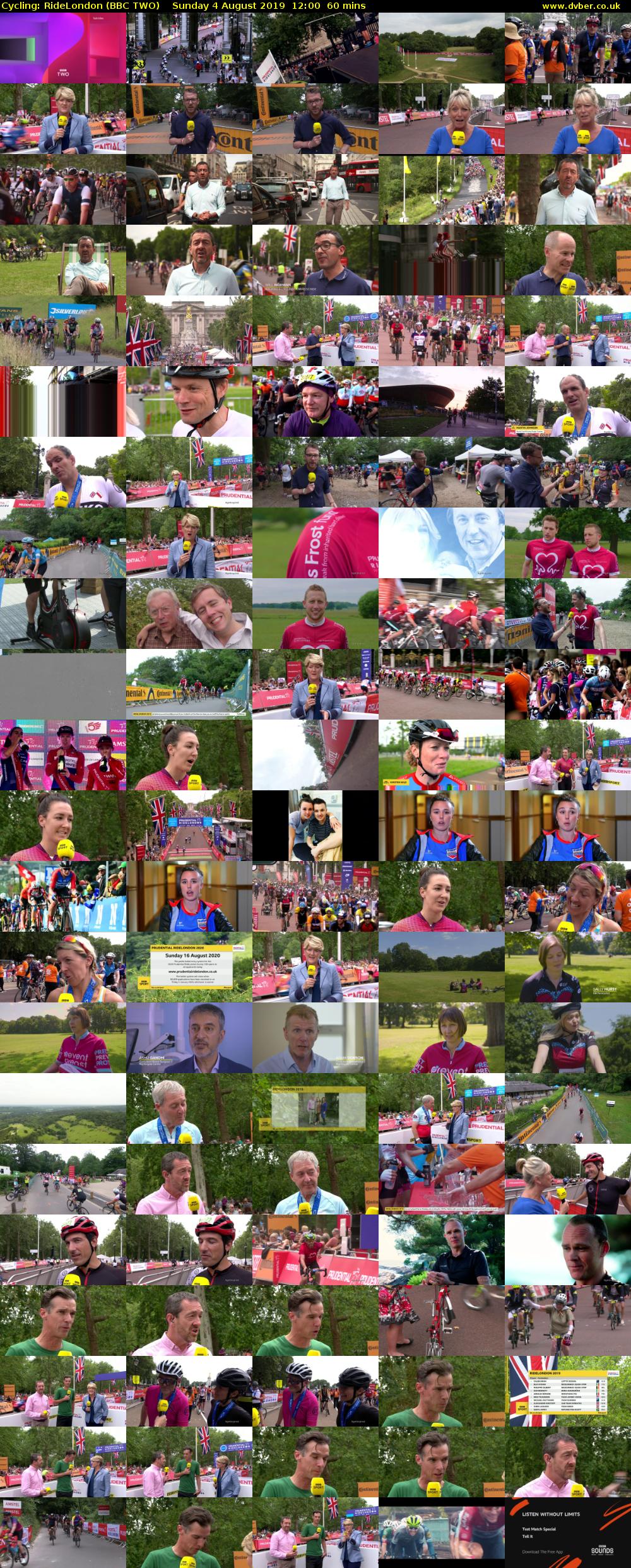 Cycling: RideLondon (BBC TWO) Sunday 4 August 2019 12:00 - 13:00