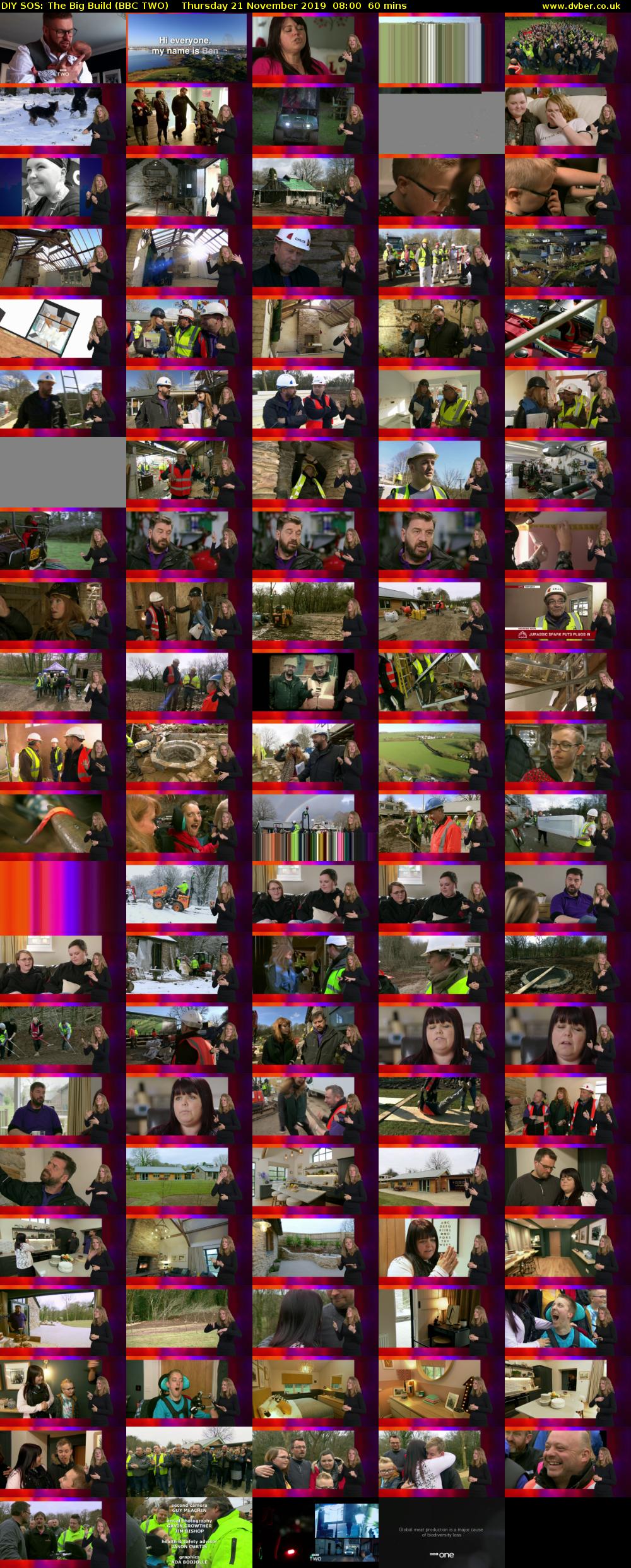 DIY SOS: The Big Build (BBC TWO) Thursday 21 November 2019 08:00 - 09:00