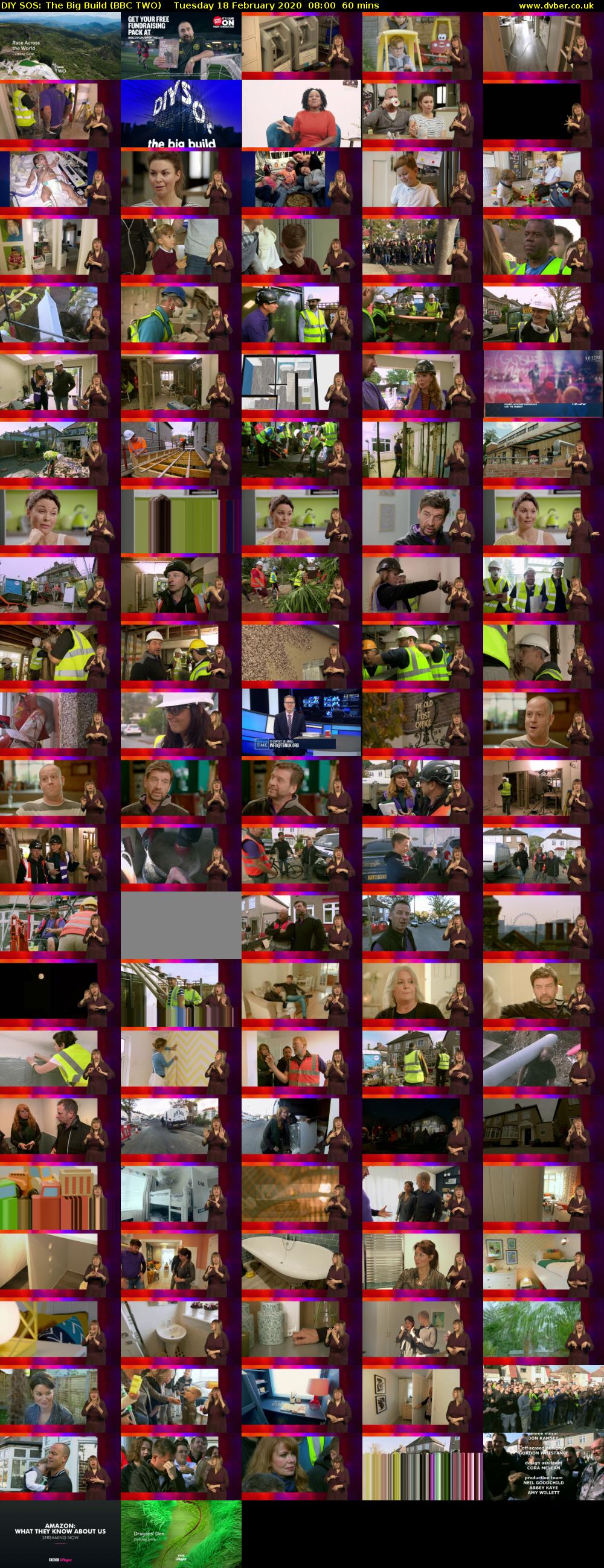DIY SOS: The Big Build (BBC TWO) Tuesday 18 February 2020 08:00 - 09:00