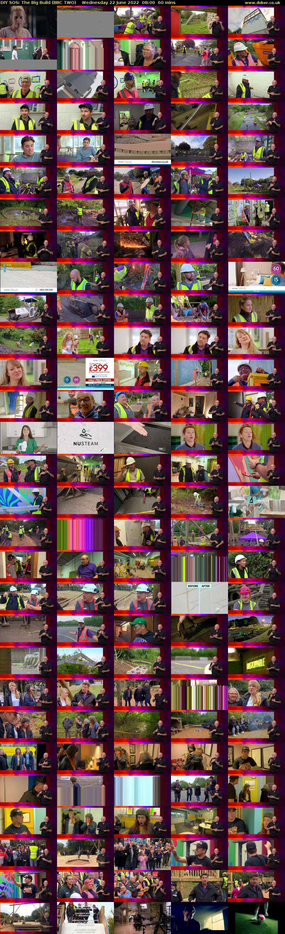 DIY SOS: The Big Build (BBC TWO) Wednesday 22 June 2022 08:00 - 09:00