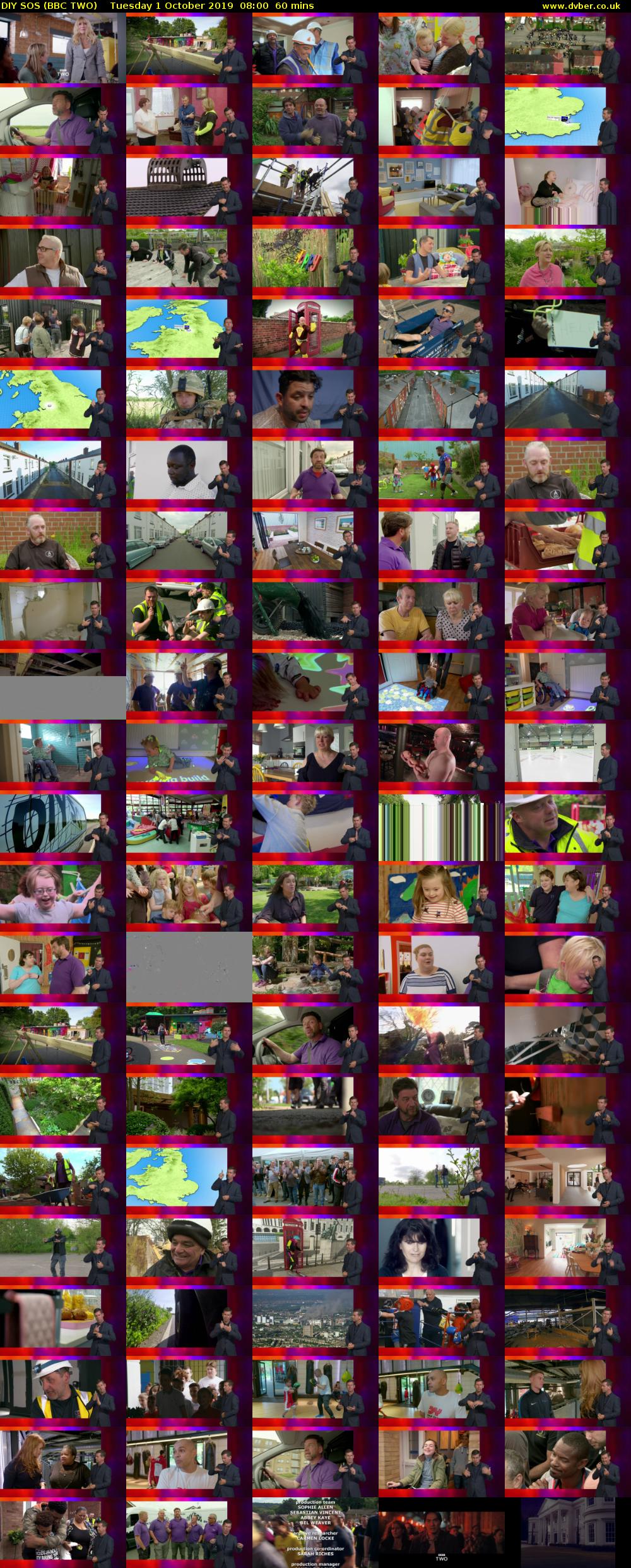 DIY SOS (BBC TWO) Tuesday 1 October 2019 08:00 - 09:00